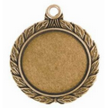 Medal, "Insert Holder" Scallop Design - 2 5/8" Dia